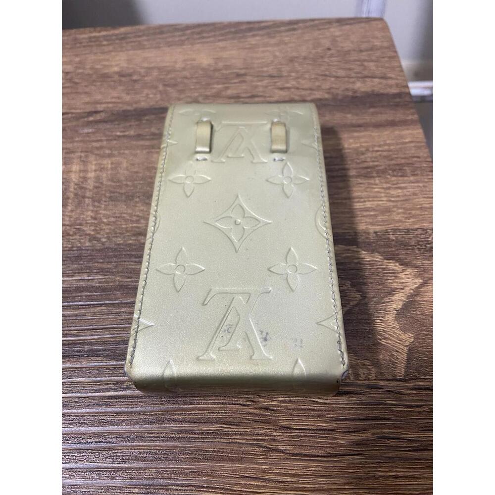 Louis Vuitton Vernis gold patent gray leather cigarette case - Picture 6 of 16